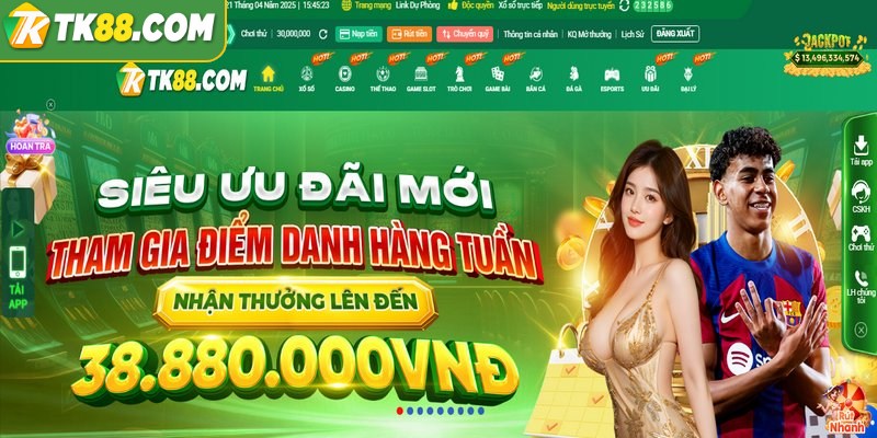 Nạp tiền TK88 là điều kiện cần để truy cập kho trò chơi đa dạng trên nền tảng