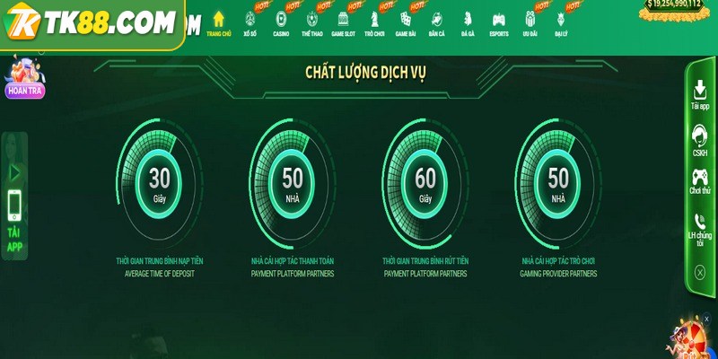 TK88 tạo được dấu ấn nhờ dịch vụ chuyên nghiệp cùng loạt tiện ích vượt trội
