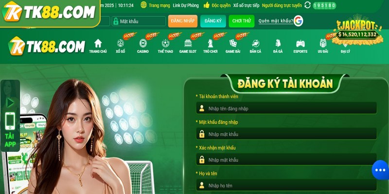 Quy trình tham gia cá cược tại TK88 đơn giản, nhanh gọn với vài bước thao tác